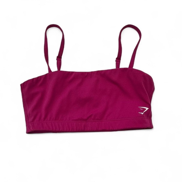 Gymshark Sports Bra Womens S Dragon Pink Badeau Athletic Light Support - Picture 1 of 4